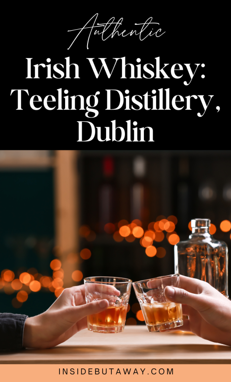 whiskey glasses showing samples at teeling distillery dublin