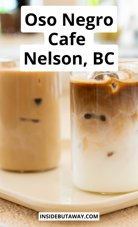iced coffee showing the best coffee in nelson bc