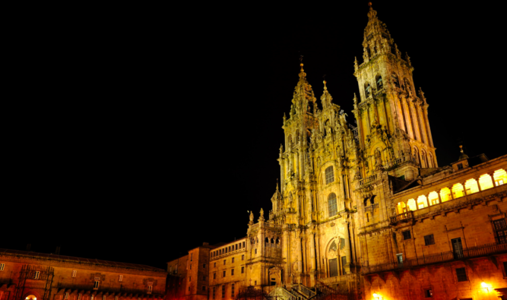 Cathedral-of-Santiago-de-Compostela-in-Galicia